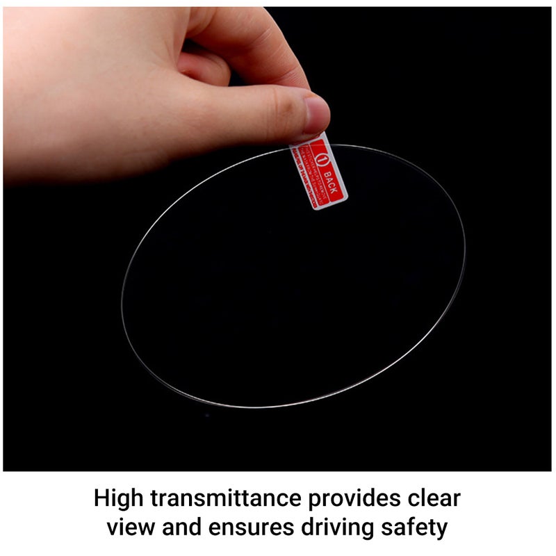 Rear-View Mirror Rainproof Film 95*95mm Transparent Lotus Leaf Inspired Micro-Nano Coating - Easy Install Accessory Kit Anti-Fog Film for Car Driving Safety - Image 5