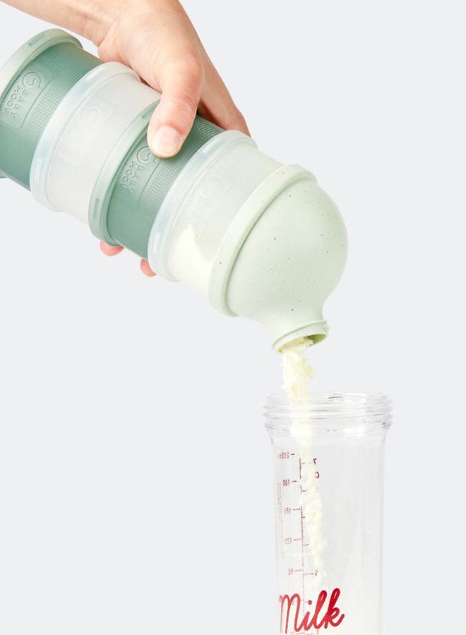 babymoov Ergonomic Easy-Pour Xl Powdered Milk Dispenser With Carry Handle - Green - Image 2