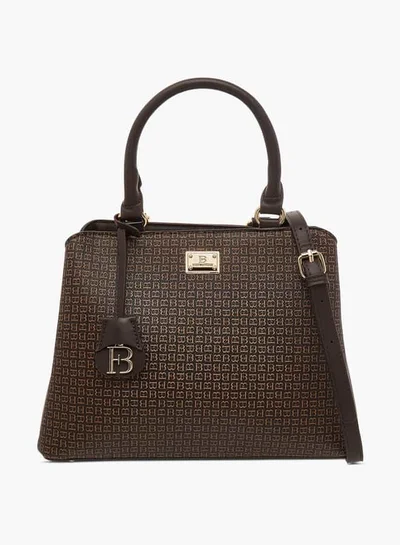 فلورا بيلا من شو إكسبرس Women Solid Tote Bag with Zip Closure and Detachable Strap