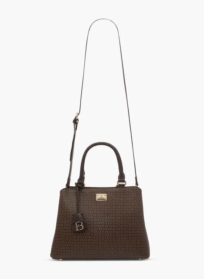 فلورا بيلا من شو إكسبرس Women Solid Tote Bag with Zip Closure and Detachable Strap