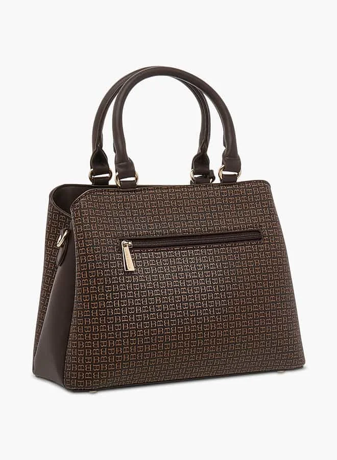 فلورا بيلا من شو إكسبرس Women Solid Tote Bag with Zip Closure and Detachable Strap
