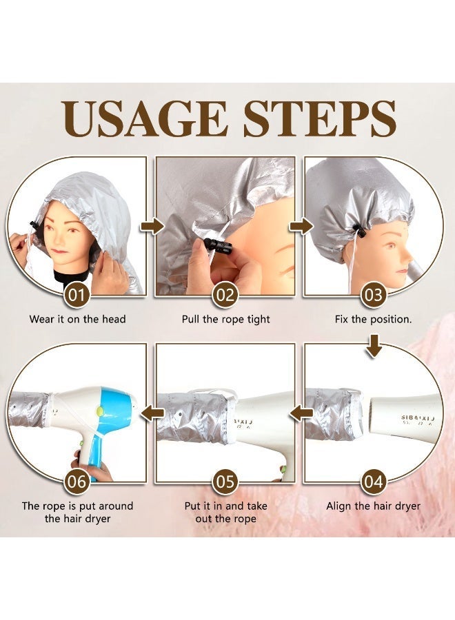 Hair Care Heating Cap Hair Dryer Bonnet for Drying Deep Conditioning Perm Coloring Styling Fast Dry Heat Resistant for Home and Salon Use - Image 5