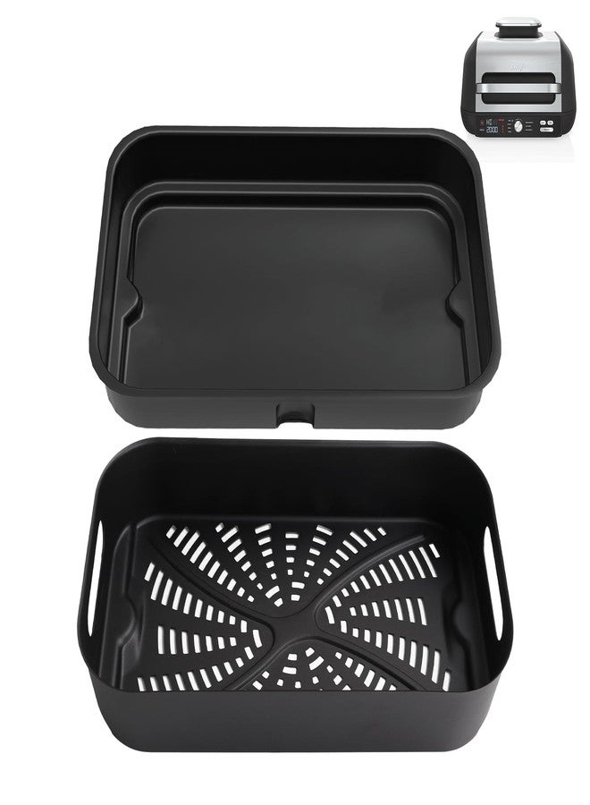 GLOWYE Cooking Pot and Combo Crisper Basket for Ninja Foodi FG551 DG551 DG651 - Image 1