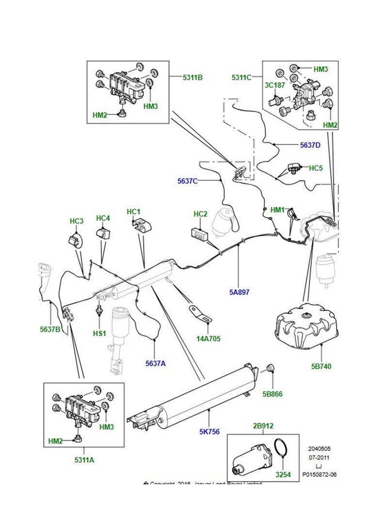 Range Rover CENTER AIR COMPRESSOR VALVE LEVELLING ORIGINAL - Image 2