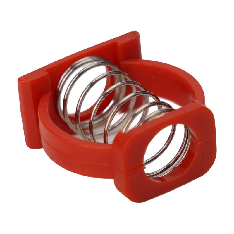 Yellow Bicycle Hinge Clamp Spring Buckle Pair For Folding Bike Frame Upgrade Stainless Steel Plastic - Image 5