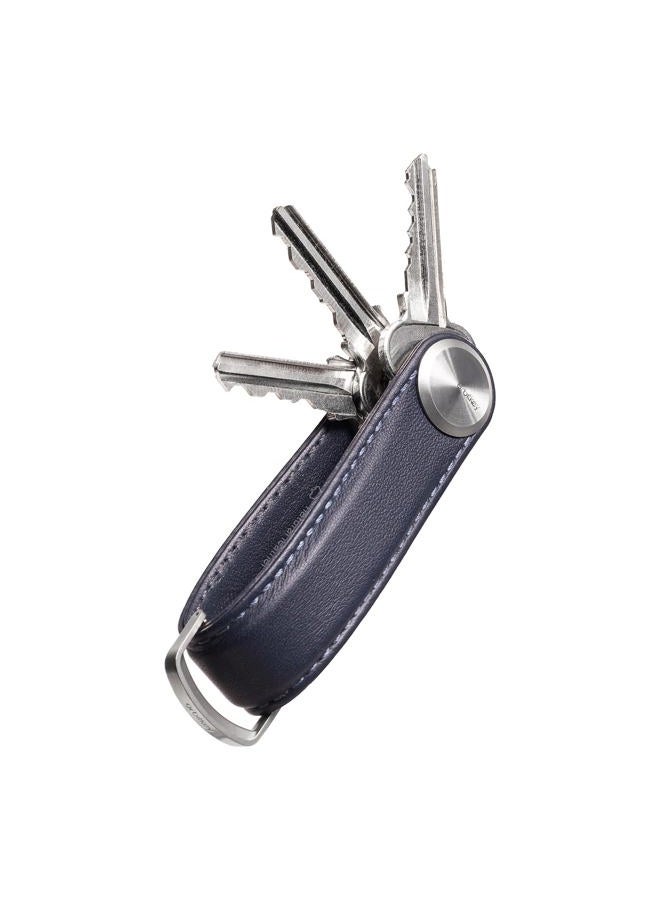Orbitkey Key Organizer Pro - Leather, Sapphire, One size - Image 1