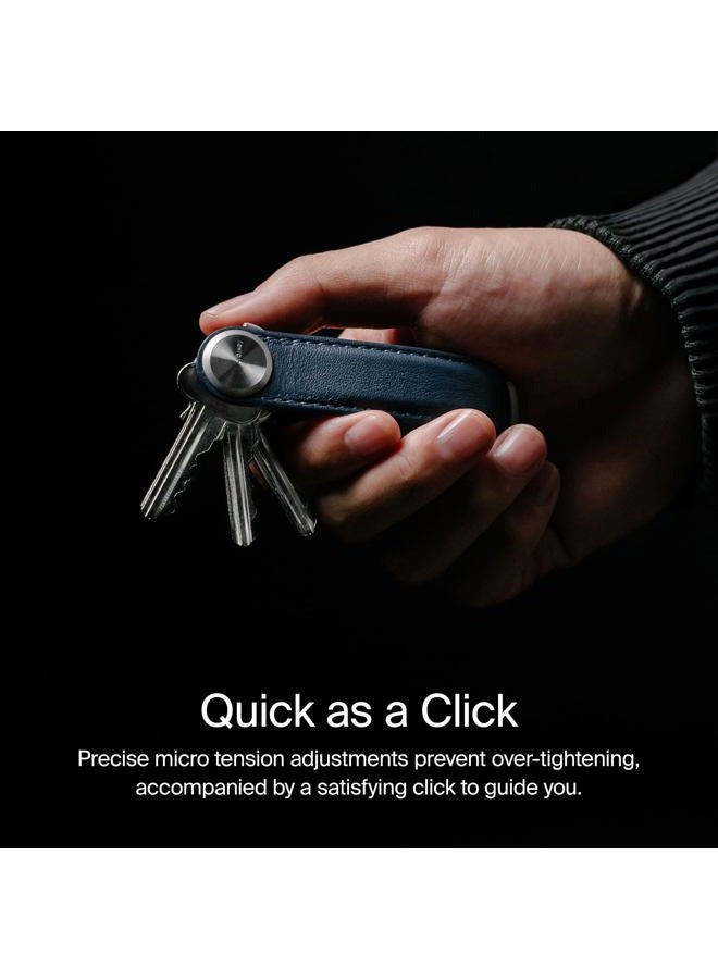 Orbitkey Key Organizer Pro - Leather, Sapphire, One size - Image 4