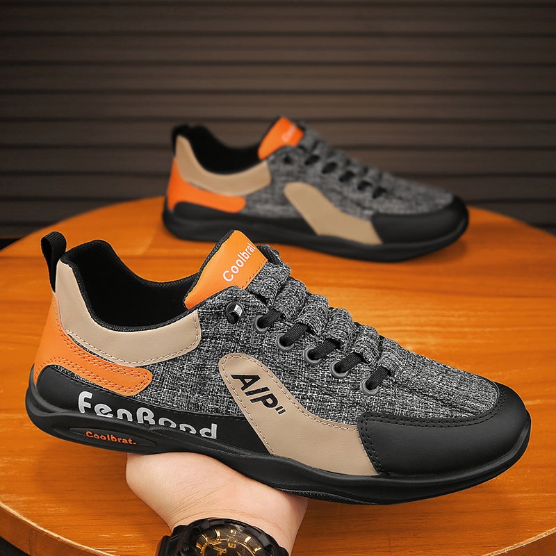 Men'S Shoes Summer Work Cloth Shoes Youth Leisure Sports Slip-On Soft Bottom Driving Trendy Shoes - Image 2
