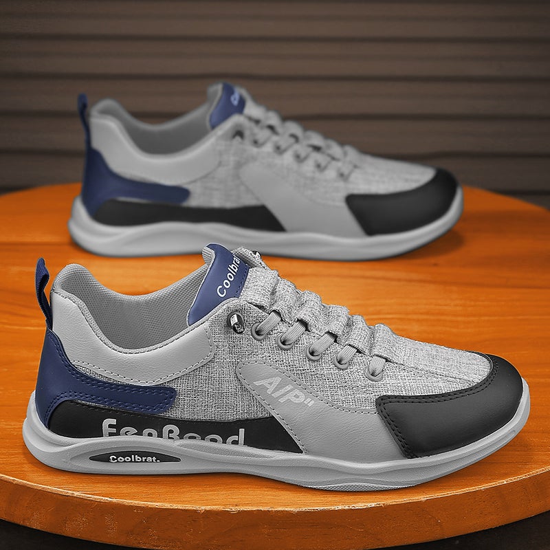 Men'S Shoes Summer Work Cloth Shoes Youth Leisure Sports Slip-On Soft Bottom Driving Trendy Shoes - Image 5