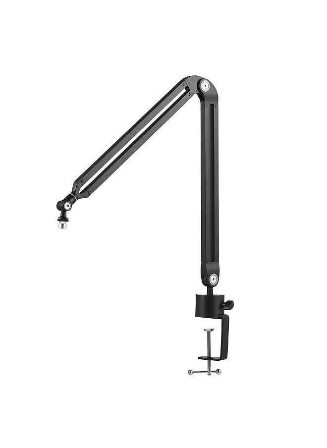 Generic - Microphone Arm Stand Set All Metal Heavy Duty Mic Suspension Arm Hands-Free Flexible Mic Stand Bracket With C-Clamp Sticky Tape For Singing Live Stream - Image 1