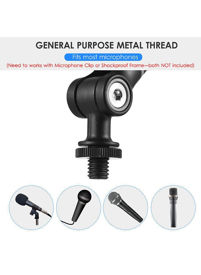 Generic - Microphone Arm Stand Set All Metal Heavy Duty Mic Suspension Arm Hands-Free Flexible Mic Stand Bracket With C-Clamp Sticky Tape For Singing Live Stream - Image 1