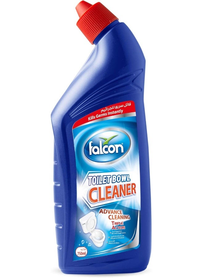 Falcon FALCON PACK Toilet Bowl Cleaner, Blue, 750 ml - Image 1
