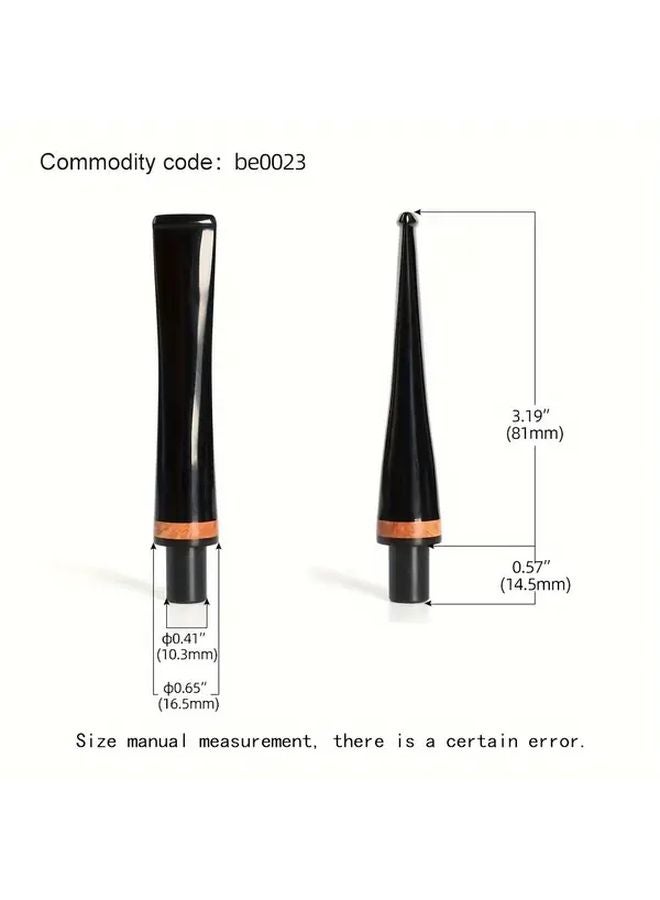 Be0023 Acrylic Pipe Mouthpiece Replacement For Hookah Straight And Bent Handles 3mm 9mm Portable DIY Accessory - Image 1