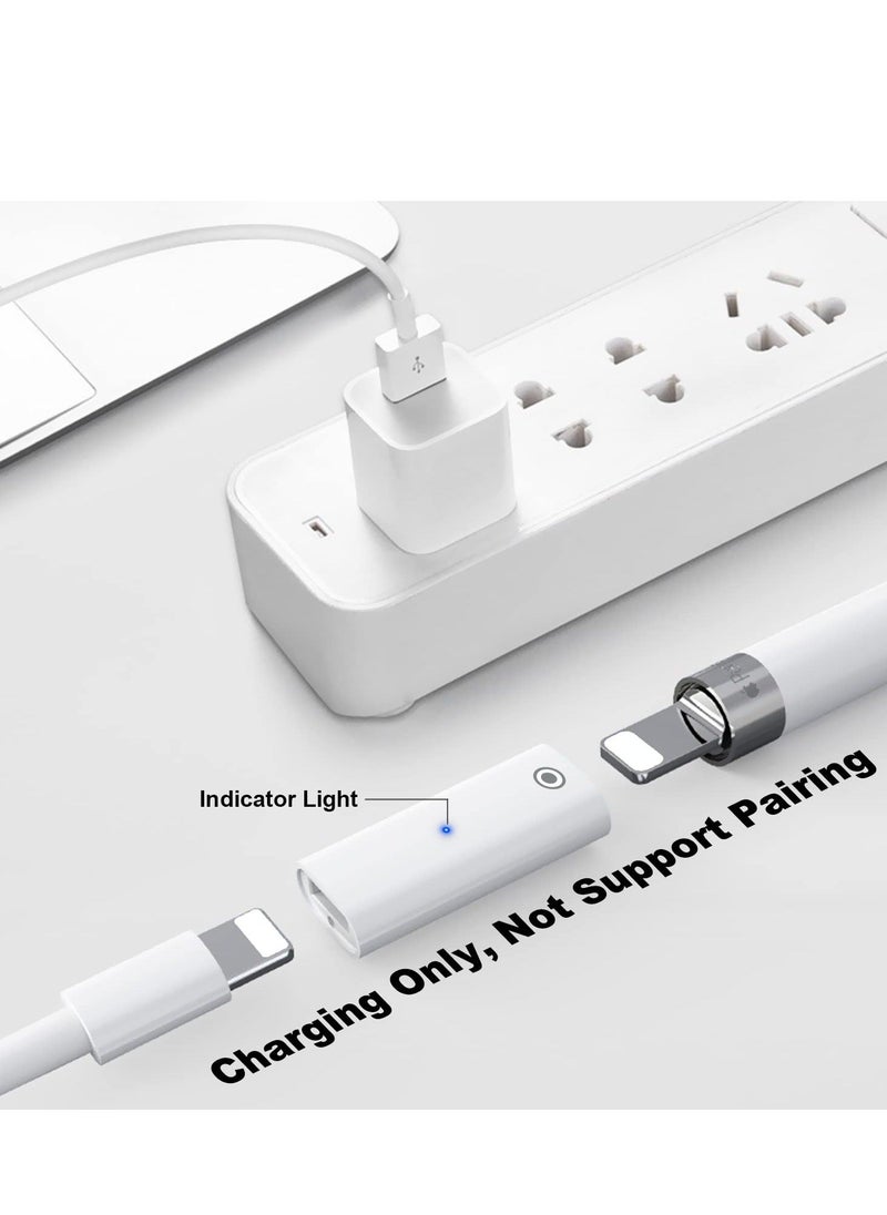 Y&D Charging Adapter Compatible with Apple Pencil 1st Generation, Light USB C Male to Gen Adapter, Female Charger Connector, Four Schemes (4 Pack)  - Image 2