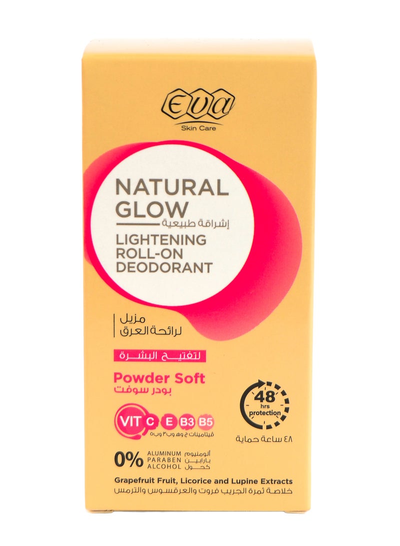 إيفا رول اون مزيل لرائحه العرق لتفتيح البشره باودر سوفت 60 جرام - Image 2