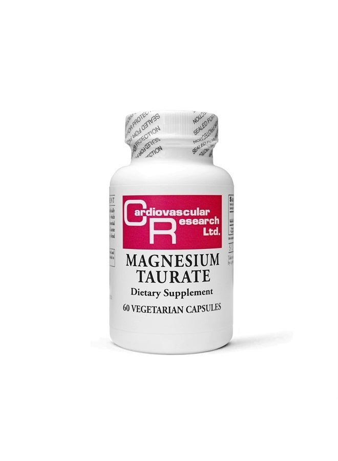 Cardiovascular Research ماغنيسيوم تورات 125 ملغ، 60 كبسولة، بيضاء كريمية
