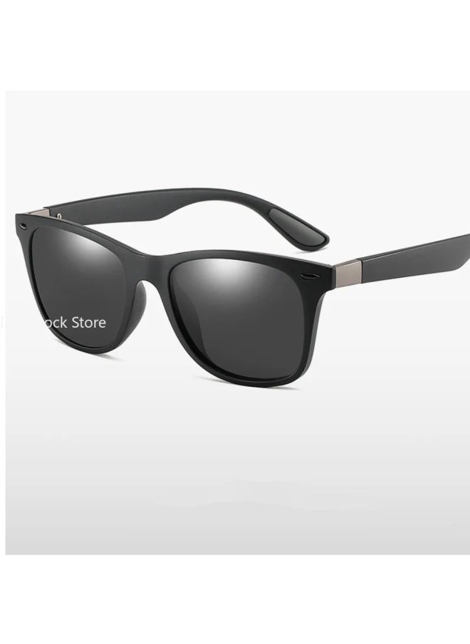 Generic - Classic Polarized Sunglasses Men Women Brand Design Driving Square Frame Sun Glasses Male Goggle UV400 Gafas De Sol-Lenses Color:LSY - Image 1