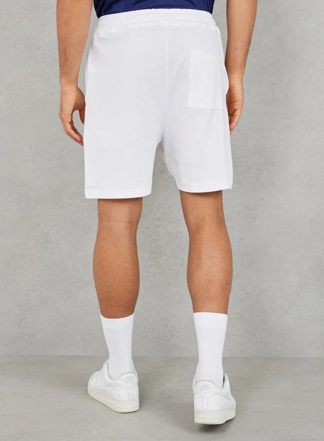 Styli Regular Fit Waffle Knit Shorts