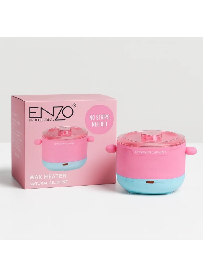 ENZO Professional Pink Wax Heater – Natural Silicone No Strip Wax Machine for Hair Removal | Fast Heating, Adjustable Temperature Wax Melter for Salon & Home - Image 4