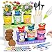 RGBDOT Kids Gardening Set Paint and Plant Stoneware Flower Growing Kit with 6 Pots and Gardening Tools Arts and Crafts for Kids Ages 812 Best Childrens Day Gift for Girls Boys Ages 5 6 7 8 9 10 - Image 3