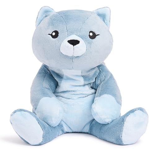 HUGIMALS Frankie The Cat 20 Inch 4.5 lb Heavy Cute Sensory Weighted Comfort Plush | Large Unscented Washable Self Care Calming Stuffed Animal for Kids, Teens and Adults - Image 1