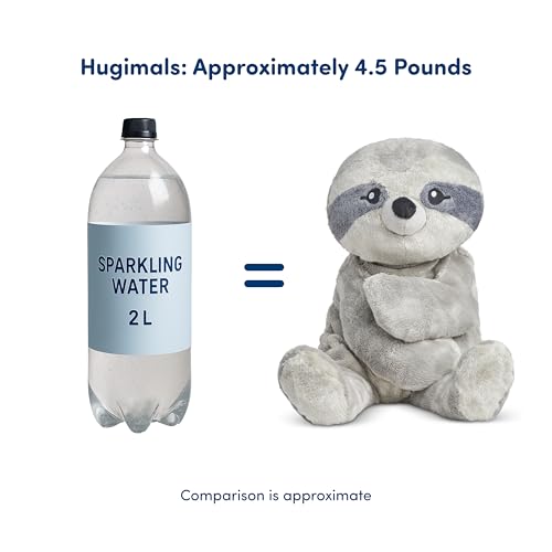 HUGIMALS Frankie The Cat 20 Inch 4.5 lb Heavy Cute Sensory Weighted Comfort Plush | Large Unscented Washable Self Care Calming Stuffed Animal for Kids, Teens and Adults - Image 3