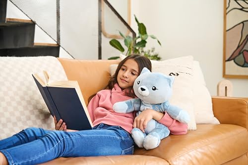 HUGIMALS Frankie The Cat 20 Inch 4.5 lb Heavy Cute Sensory Weighted Comfort Plush | Large Unscented Washable Self Care Calming Stuffed Animal for Kids, Teens and Adults - Image 5