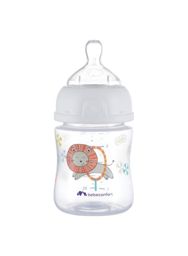 bebe confort Emotion Baby PP Bottle White 0% BPA Silicone Natural Shape Nipple 0-6M 150 ML - Image 2