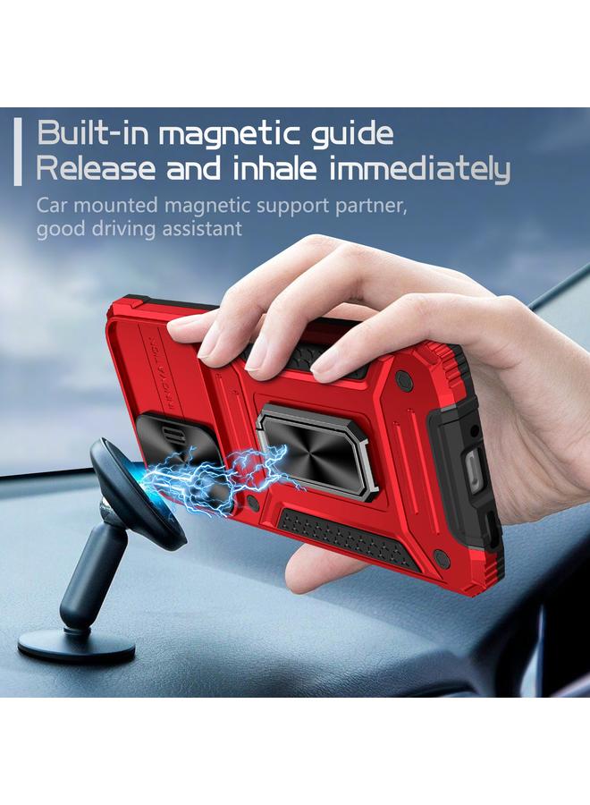 S-TOP Case For Samsung Galaxy A23 / M23 Camshield Robot TPU Hybrid PC Phone Case - Image 2