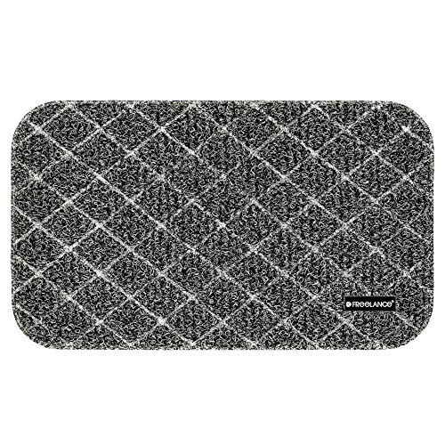 Freelance Diamond Main Door Mats for Entrance, 36x60 cm Grey-Black - Soft PVC Mesh Indoor & Outdoor Foot Mat - Slip-Resistant Doormats for Main Door Entrance - Front Doormat for Home/Office - Image 2