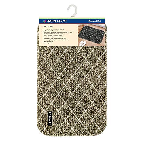 Freelance Diamond Main Door Mats for Entrance, 36x60 cm Grey-Black - Soft PVC Mesh Indoor & Outdoor Foot Mat - Slip-Resistant Doormats for Main Door Entrance - Front Doormat for Home/Office - Image 3