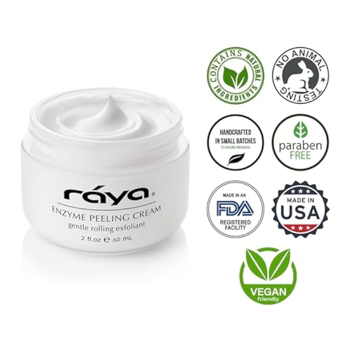 RAYA Enzyme Peeling Facial Cream (109) | Gentle, Exfoliating Treatment for Sensitive Skin | Cleanses, Polishes, and Improves Complexion - Image 4