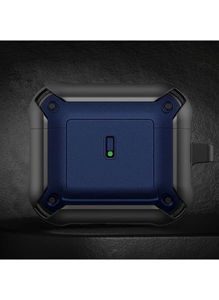 Case Cover For AirPods 3 Sliding Buckle Wireless Earphone Protective Case with Hook Black Blue - pzsku/Z8D04E5B1DB858D6D107CZ/45/_/1714875517/01b62c2a-40a2-422e-965e-90874c20f672