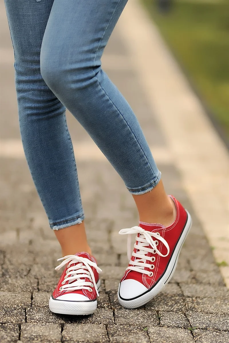 Pembe Potin Pink Potin All Star Comfortable Sole Women's Sneakers A3232-20