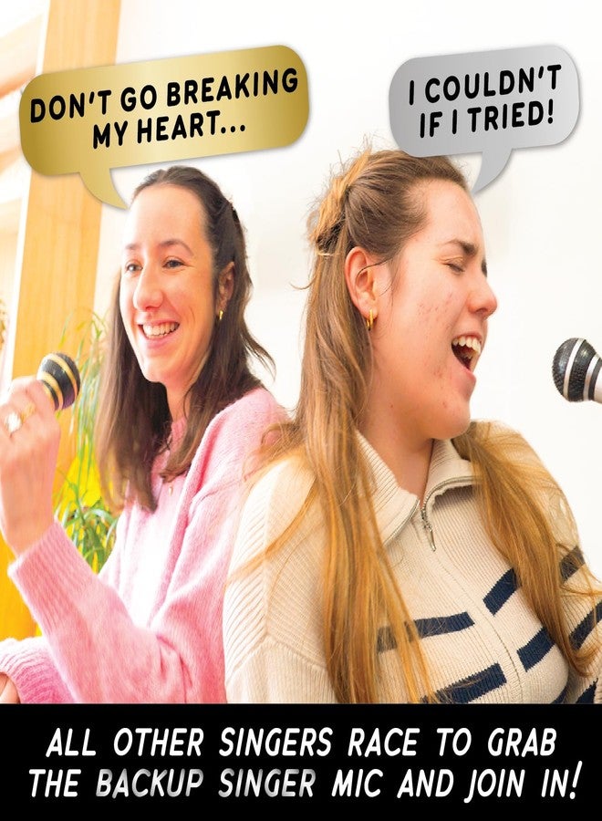 Lucky Egg Grab The Mic Duets - Karaoke Party Game For Bad Singers, Family Fun - Image 5