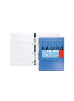 Pukka Pad 1 Pukka Pad, Easy-Riter A4 Notebook  – Twin Wirebinding with 150 Pages of 80GSM Paper, Perforated Edges, and 4 Hole-Punch Compatibility – 29.3 x 27cm  - Image 3