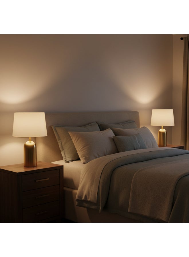 DANUBE HOME Fedora Table Lamp - Gold - Decorative Table Lamp - Image 4