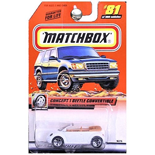 Matchbox 199981 of 100 Concept 1 Beetle Convertible Worldwide Wheels 164 Scale - Image 1