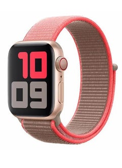 Generic For Apple Watch ALL Series (42mm 44mm 45mm) & Apple Watch Ultra (49mm) Nylon Sport Replacement Strap Bands With Adjustable Closure - MULTICOLOR 