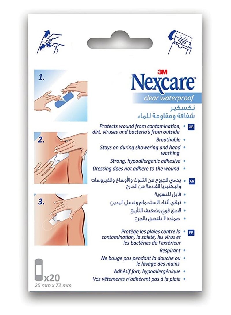3M Cwp-20 Clear Waterproof Bandages - Image 2