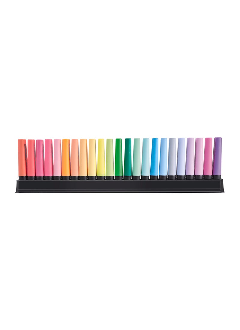 STABILO Highlighter Pen - Boss Original Deskset of 23 Assorted Colours , Anti-Dry Out  - Image 2