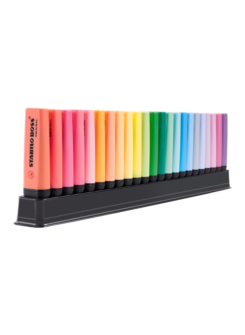 STABILO Highlighter Pen - Boss Original Deskset of 23 Assorted Colours , Anti-Dry Out  - Image 3