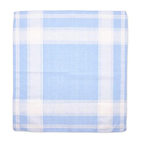 GB Selected Soft Cotton Handkerchiefs for Men with Elegant Pattern in Assorted Color, 16 inches Large hankies, Pack of 12 - Image 2