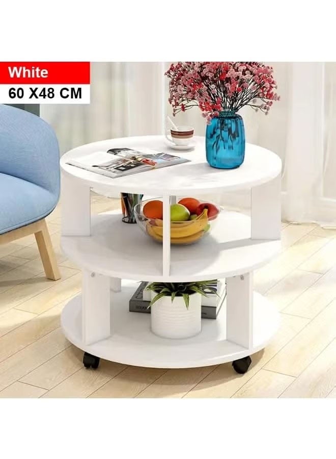 زي سي إم - هابي طاولة قهوة مستديرة بتصميم بسيط لغرفة المعيشة - Image 4