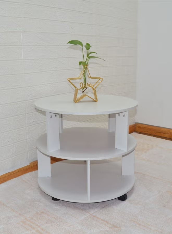 زي سي إم - هابي طاولة قهوة مستديرة بتصميم بسيط لغرفة المعيشة - Image 5