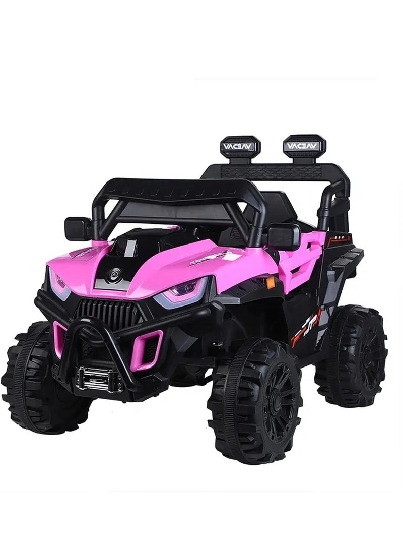 Tonk Electric Rides on Car for Kids with Remote Control - Pink - FY-MB1017