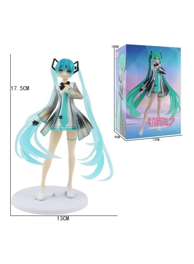 Cinnamon Dog Hatsune Miku Figure Butterfly Elf Pink Skirt Sleeping Beauty Luotianyi Ornament Beautiful Girl Gift-Color:Color Box-music Hatsune  - Image 1