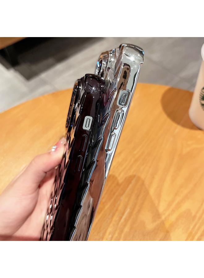 اس-توب جراب لهاتف iPhone 13 Pro، جراب هاتف منسوج بتقنية الطلاء الكهربائي ثلاثي الأبعاد والنقش بالليزر - Image 5