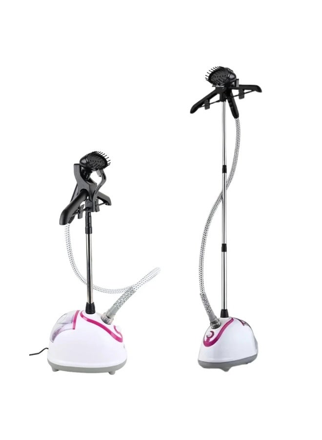 RAF Modern Garment Steamer with Detachable Water Tank, Adjustable Pole Stand, Powerful Steam Head, Easy Storage Design, Perfect for Removing Wrinkles from Shirts, Dresses, Pants, Uniforms, and Household Textiles Quickly and Safely - Image 1