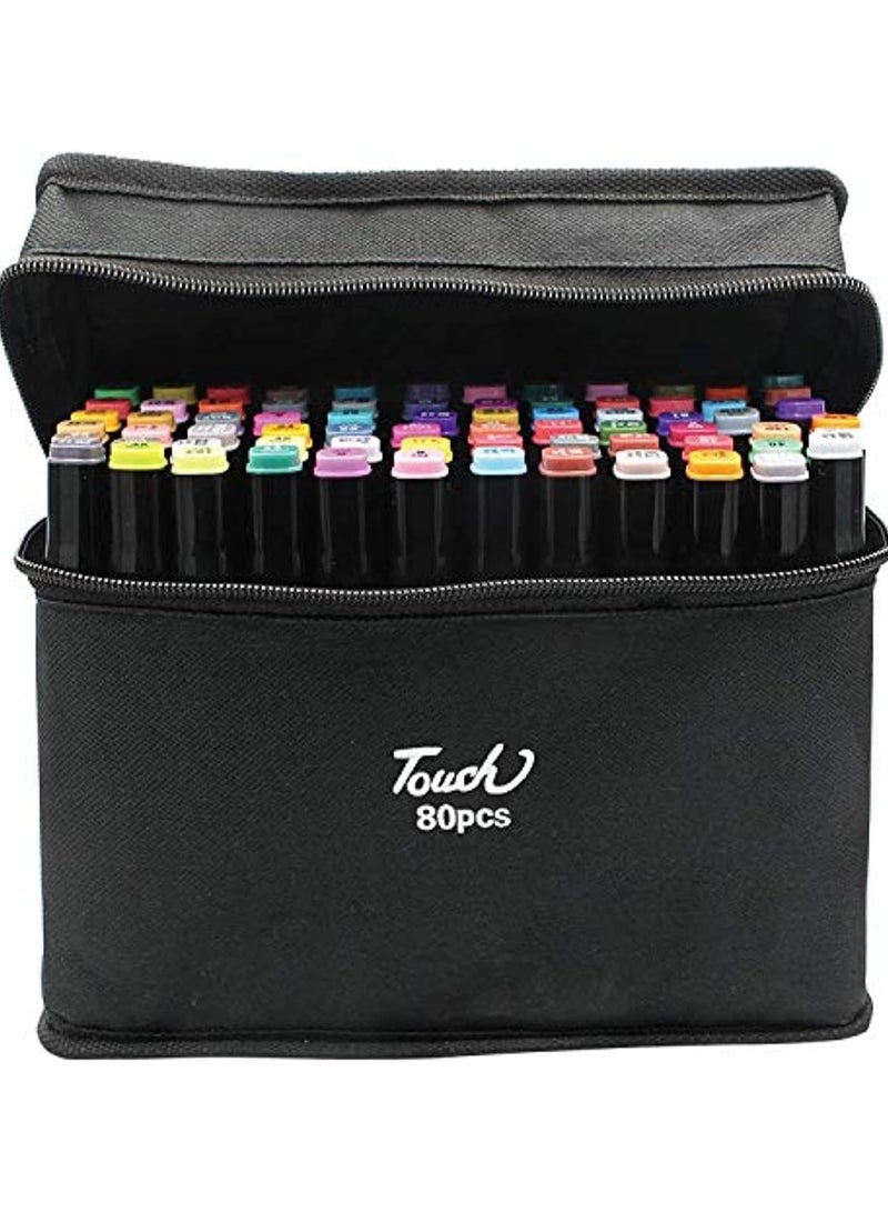 Touch 80 Colors Graphic Pen Manga Twin Marker Pen - Image 2